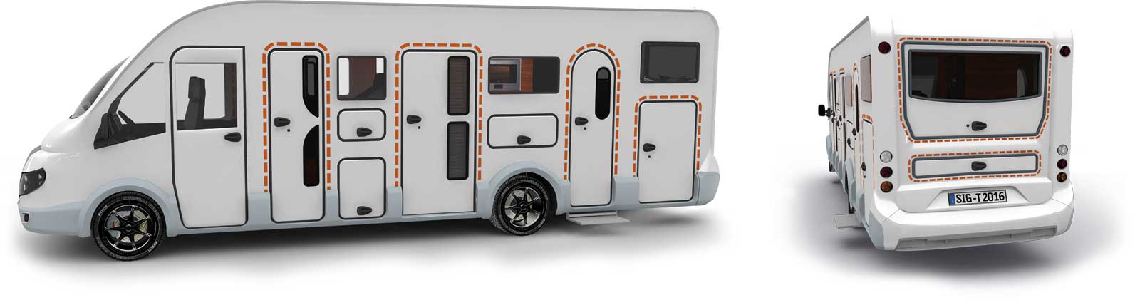 Satisfied tegos customers with PhoeniX caravans and RVs